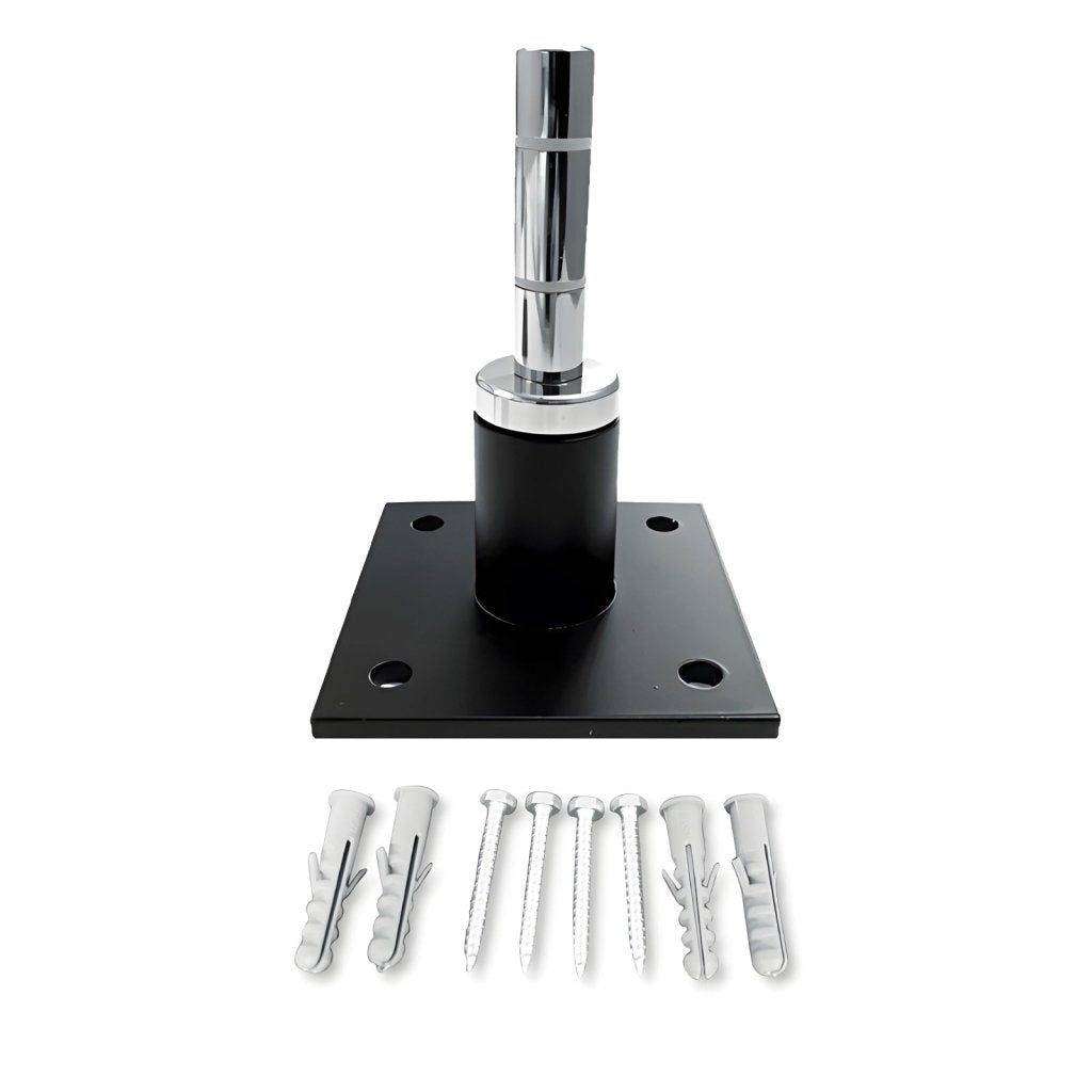 QSUM 90° Wall Flagpole Base, 4"*4" Shaft Diameter 14.5mm - 16.7mm